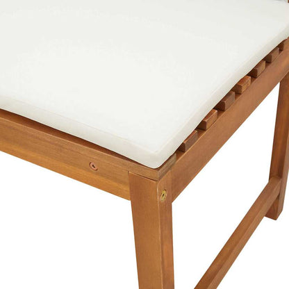 Gartenbank Braun 100 x 50 x 91cm Massivholz Akazie