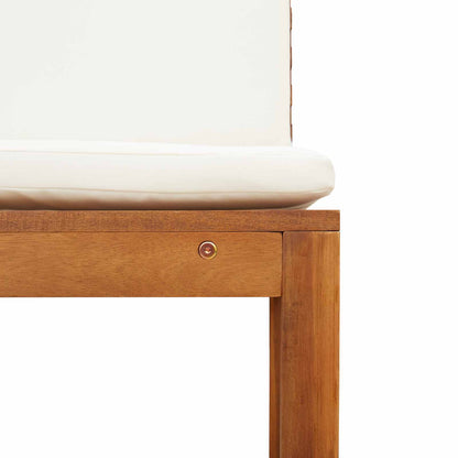 Gartenbank Braun 100 x 50 x 91cm Massivholz Akazie