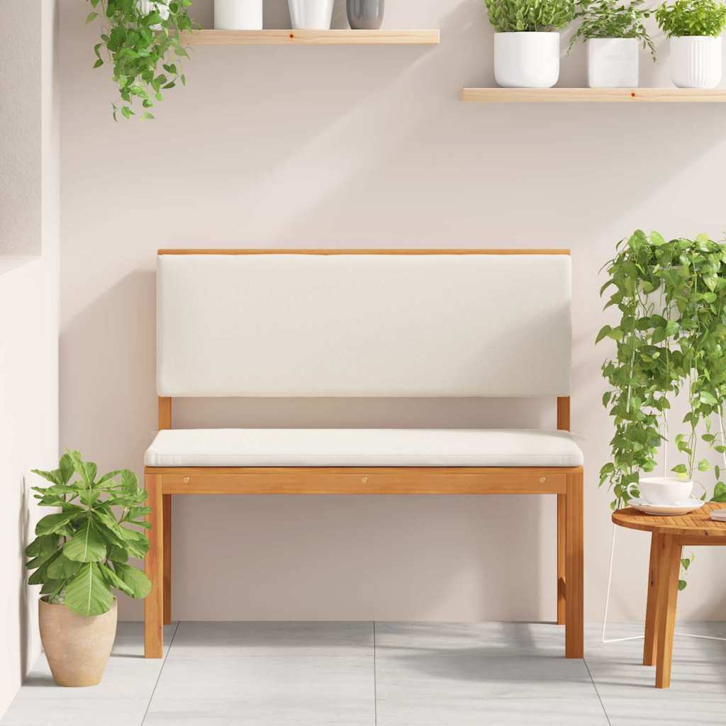 Gartenbank Braun 100 x 50 x 91cm Massivholz Akazie
