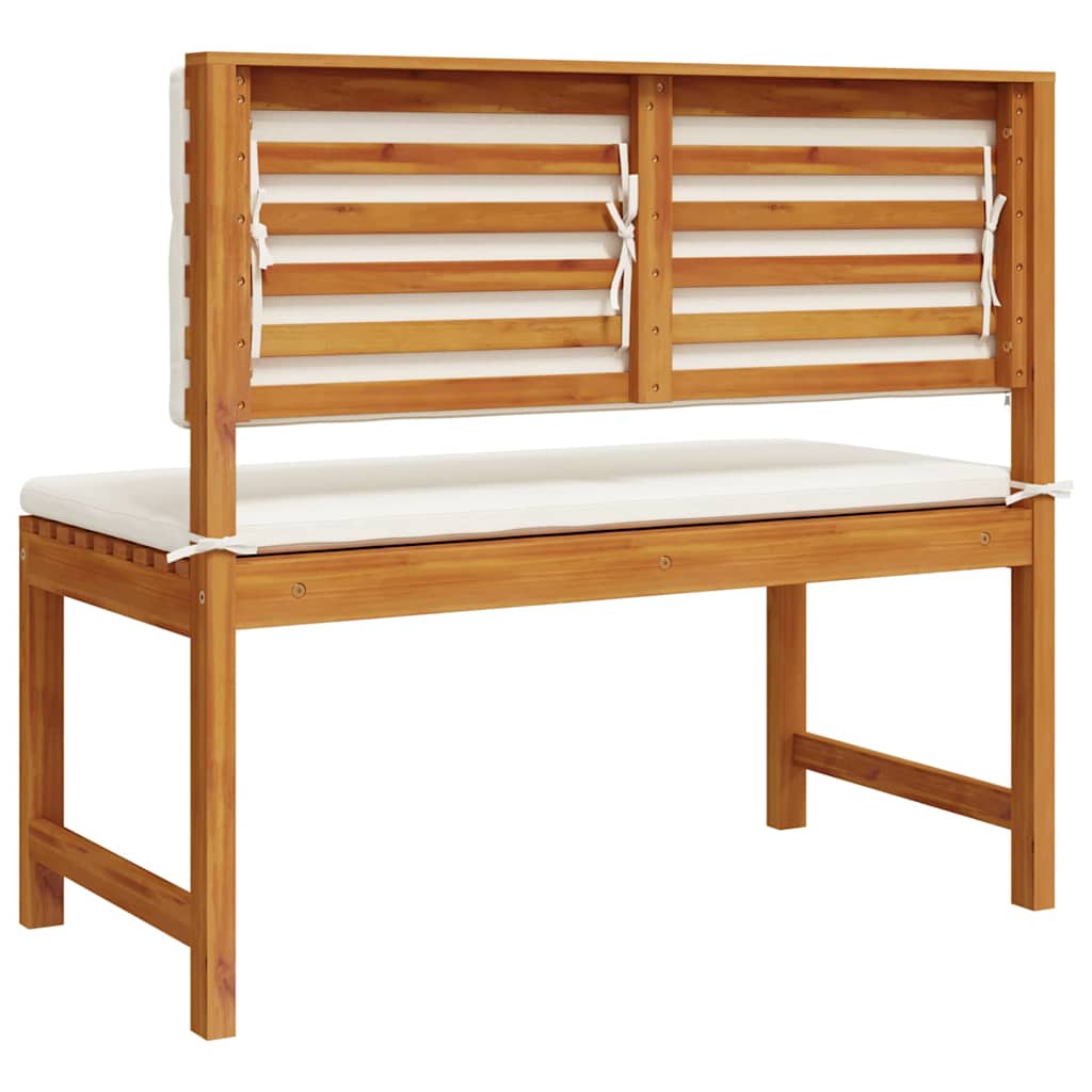 Gartenbank Braun 100 x 50 x 91cm Massivholz Akazie