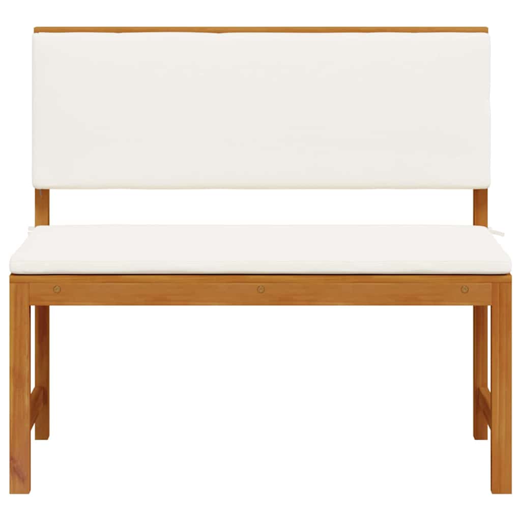 Gartenbank Braun 100 x 50 x 91cm Massivholz Akazie