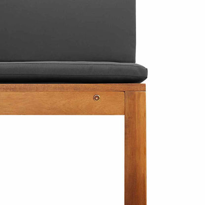 Gartenbank Braun 100 x 50 x 91cm Massivholz Akazie