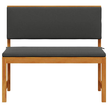 Gartenbank Braun 100 x 50 x 91cm Massivholz Akazie