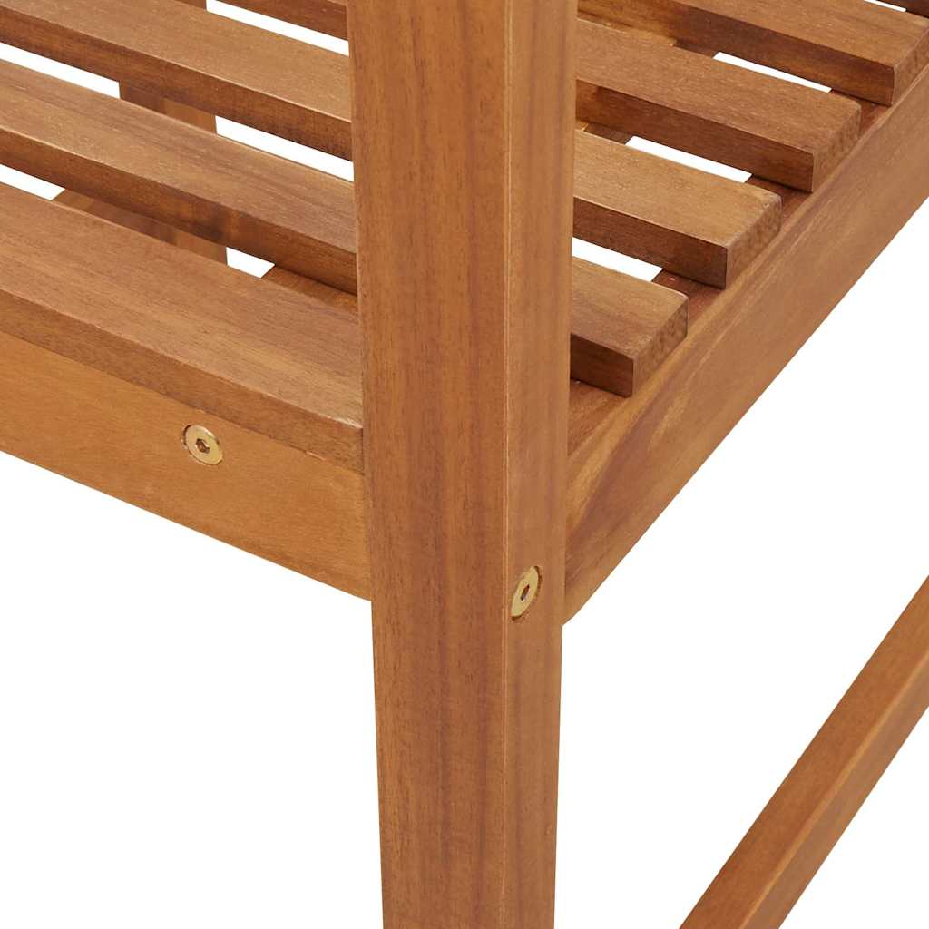 Gartenstuhl 2 pcs Braun 50 x 50 x 91cm Massivholz Akazie