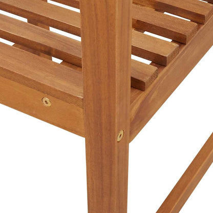 Gartenstuhl 2 pcs Braun 50 x 50 x 91cm Massivholz Akazie