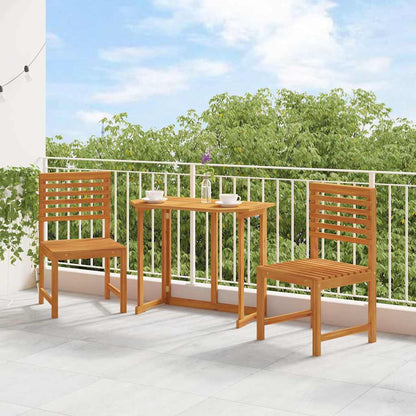 Gartenstuhl 2 pcs Braun 50 x 50 x 91cm Massivholz Akazie