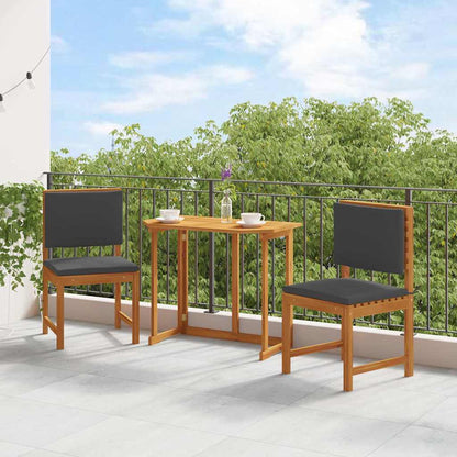 Gartenstuhl 2 pcs Braun 50 x 50 x 91cm Massivholz Akazie