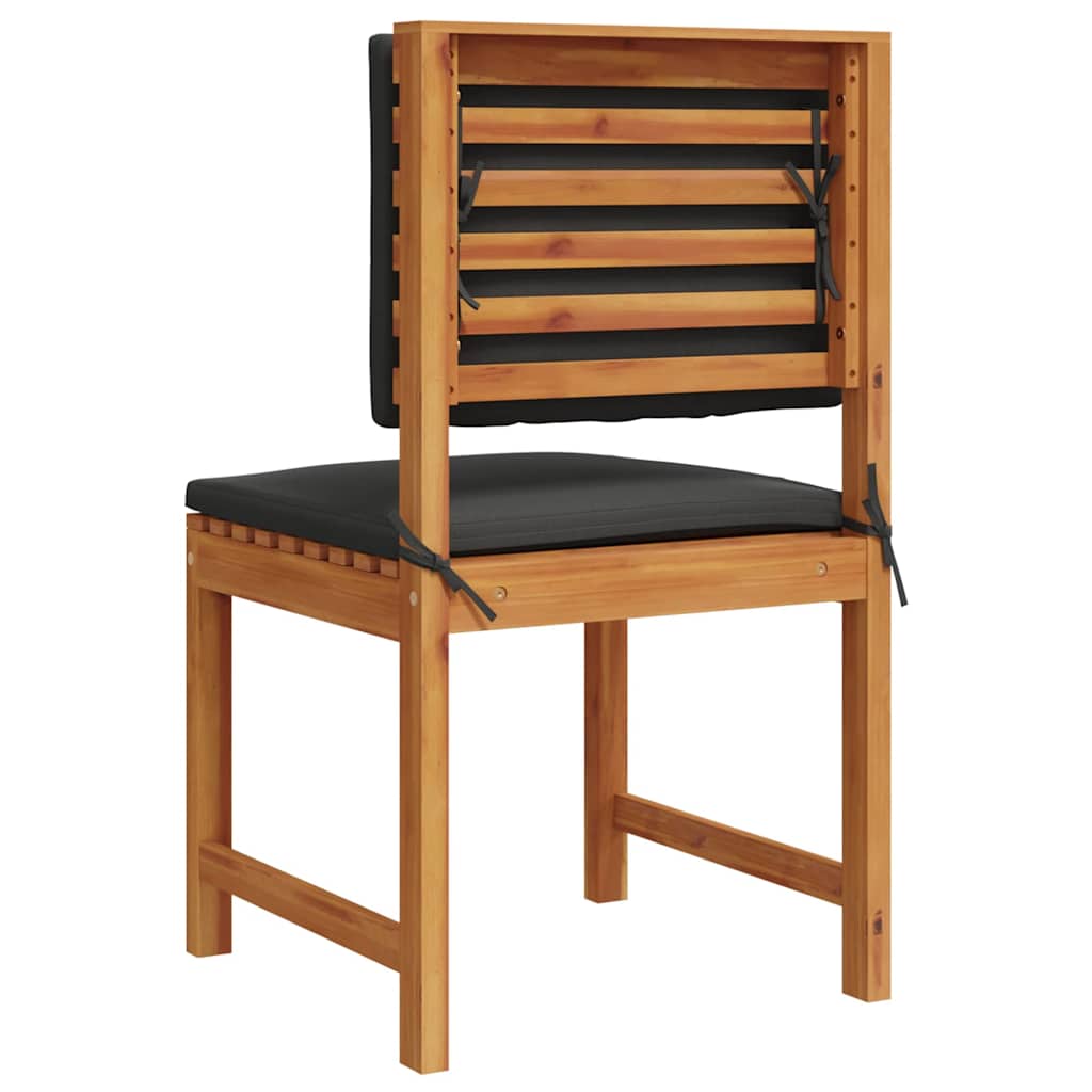 Gartenstuhl 2 pcs Braun 50 x 50 x 91cm Massivholz Akazie