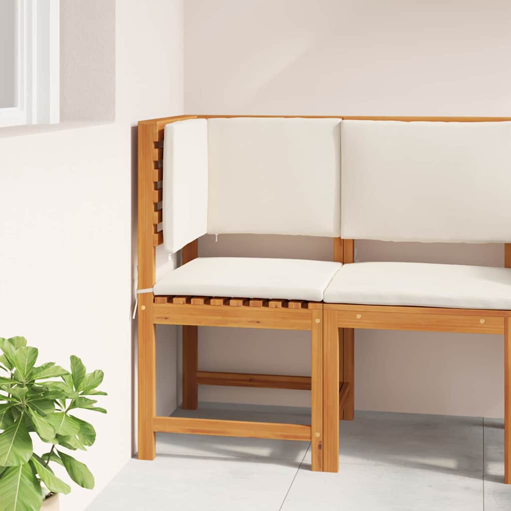 Gartenstuhl Braun 50 x 50 x 91cm Massivholz Akazie