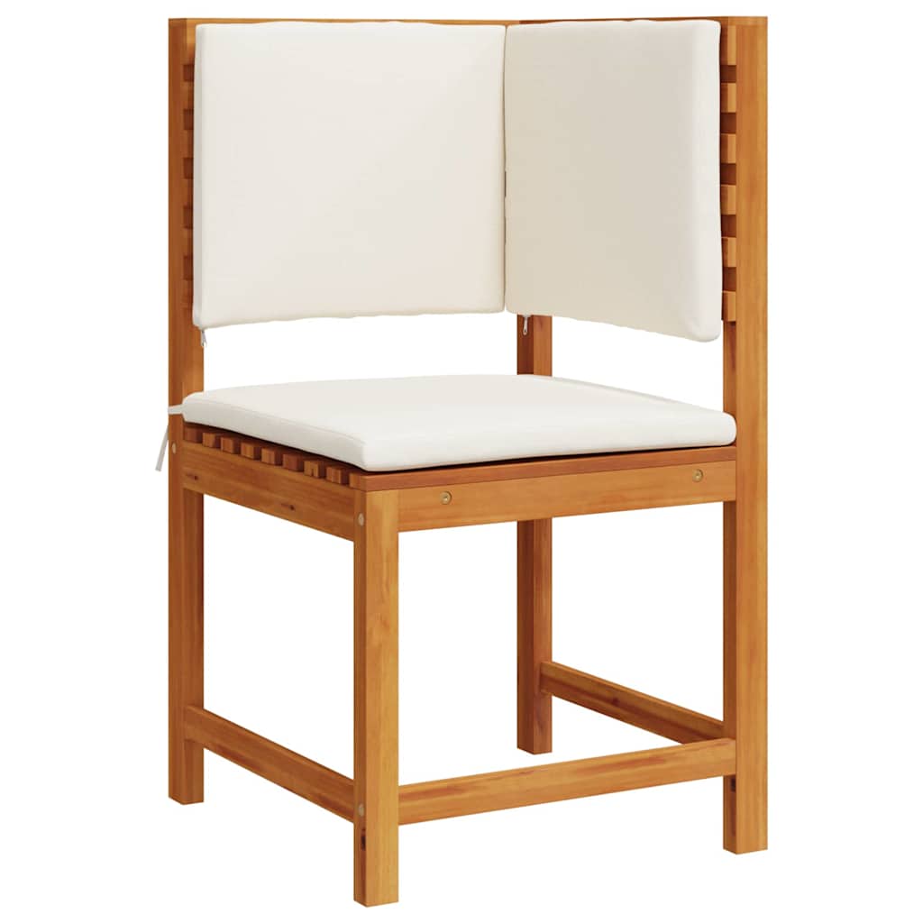 Gartenstuhl Braun 50 x 50 x 91cm Massivholz Akazie