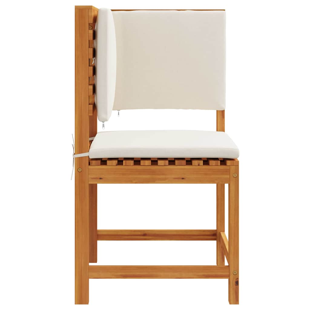 Gartenstuhl Braun 50 x 50 x 91cm Massivholz Akazie