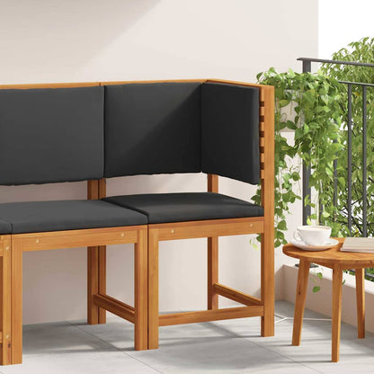 Gartenstuhl Braun 50 x 50 x 91cm Massivholz Akazie