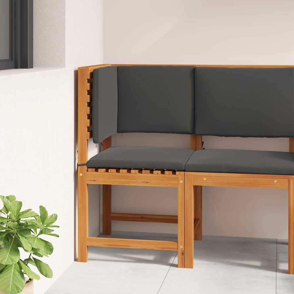 Gartenstuhl Braun 50 x 50 x 91cm Massivholz Akazie