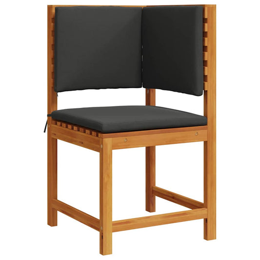 Gartenstuhl Braun 50 x 50 x 91cm Massivholz Akazie