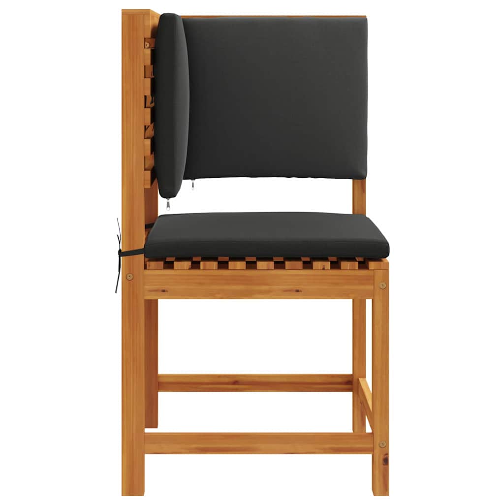 Gartenstuhl Braun 50 x 50 x 91cm Massivholz Akazie