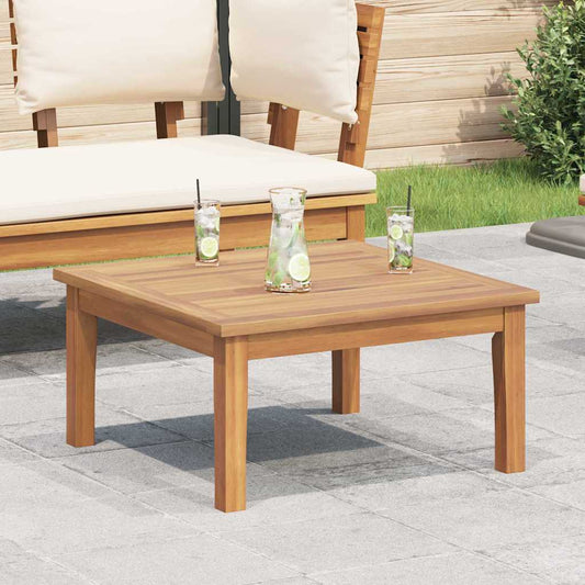 Gartentisch Braun Massivholz Teak