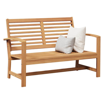 Gartenbank Natur 110 x 64 x 76.5 cm Teak-Massivholz