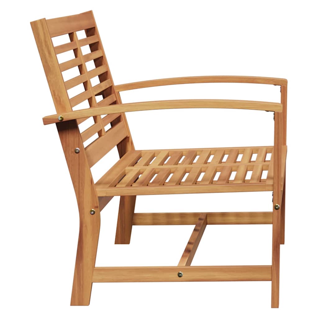Gartenbank Natur 110 x 64 x 76.5 cm Teak-Massivholz