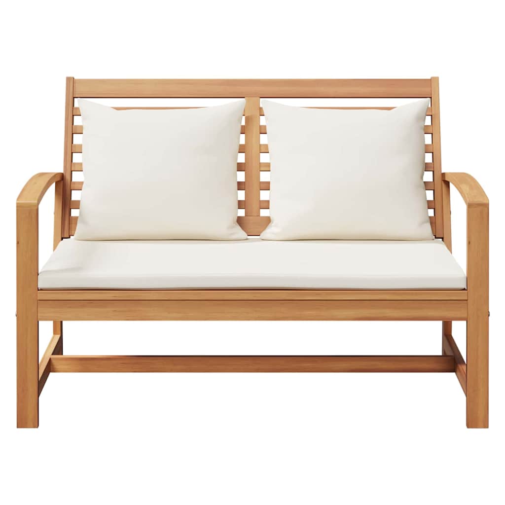 Gartenbank Natur 110 x 64 x 76.5 cm Teak-Massivholz