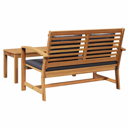 Gartenbank Natur 110 x 64 x 76.5 cm Teak-Massivholz