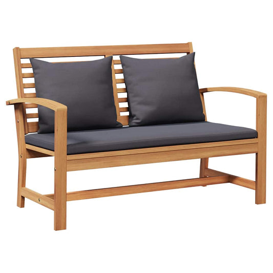 Garten-Sofa-Set 2 pcs Natur Teak-Massivholz
