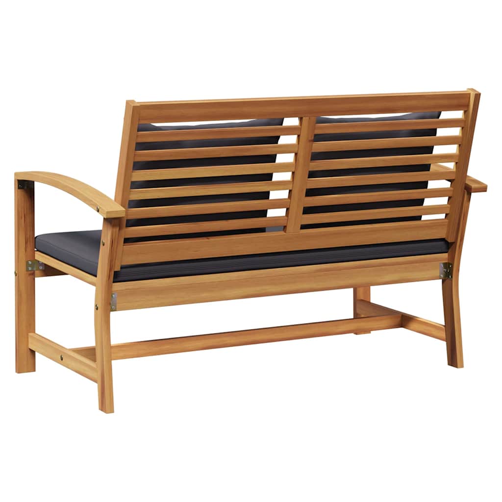 Garten-Sofa-Set 2 pcs Natur Teak-Massivholz