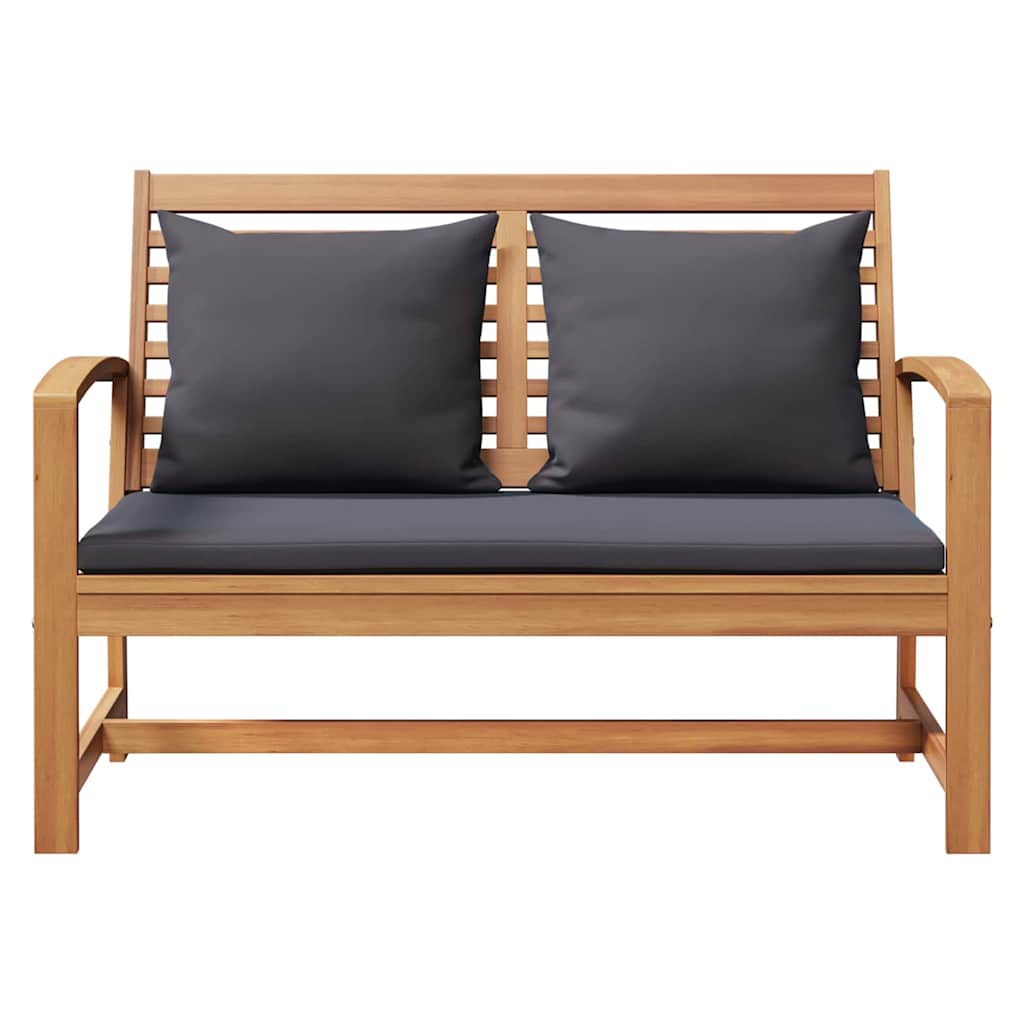 Garten-Sofa-Set 2 pcs Natur Teak-Massivholz