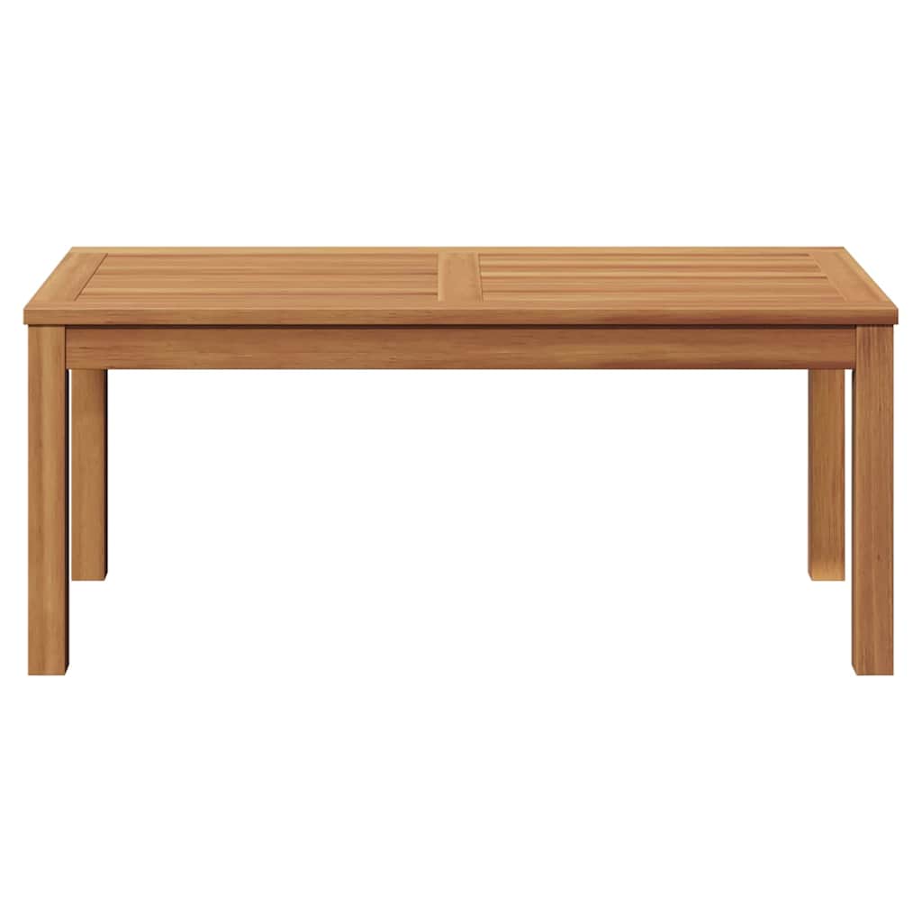 Gartentisch Natur 95 x 45 x 40 cm Teak-Massivholz