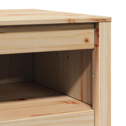 Küchenschrank mit Regal Braun 55 x 55 x 92 cm Massivholz Kiefer
