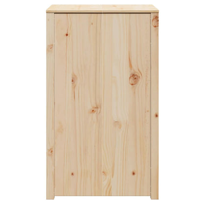 Küchenschrank mit Regal Braun 55 x 55 x 92 cm Massivholz Kiefer