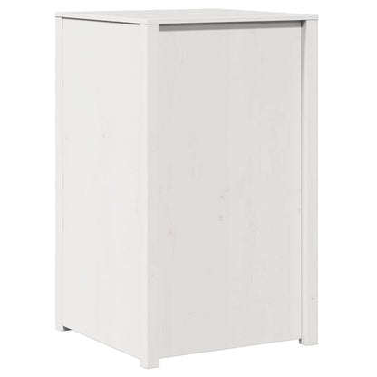 Küchenschrank mit Regal Weiß 55 x 55 x 92 cm Massivholz Kiefer