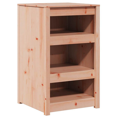 Küchenschrank mit Regal Braun 55 x 55 x 92 cm Massivholz Kiefer