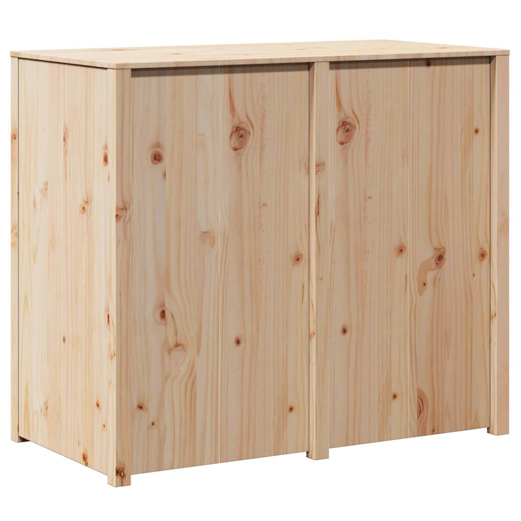 Küchenschrank mit Regal Braun Eichen-Optik 106 x 55 x 92 cm