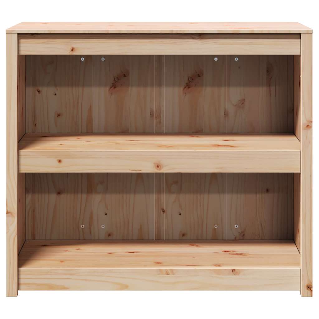 Küchenschrank mit Regal Braun Eichen-Optik 106 x 55 x 92 cm