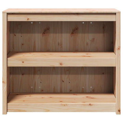 Küchenschrank mit Regal Braun Eichen-Optik 106 x 55 x 92 cm