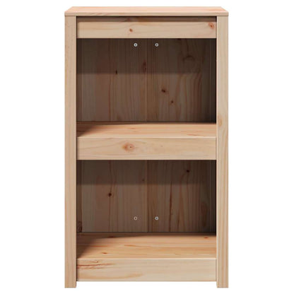 Küchenschrank mit Regal Braun 55 x 55 x 92 cm Massivholz Kiefer