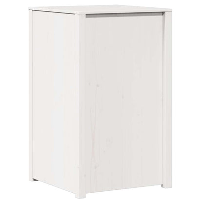 Küchenschrank mit Regal Weiß 55 x 55 x 92 cm Massivholz Kiefer