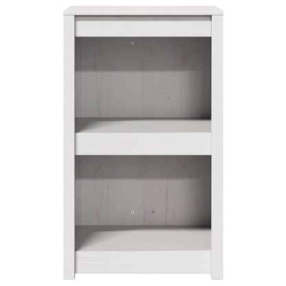 Küchenschrank mit Regal Weiß 55 x 55 x 92 cm Massivholz Kiefer