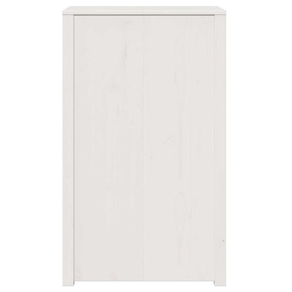 Küchenschrank mit Regal Weiß 55 x 55 x 92 cm Massivholz Kiefer
