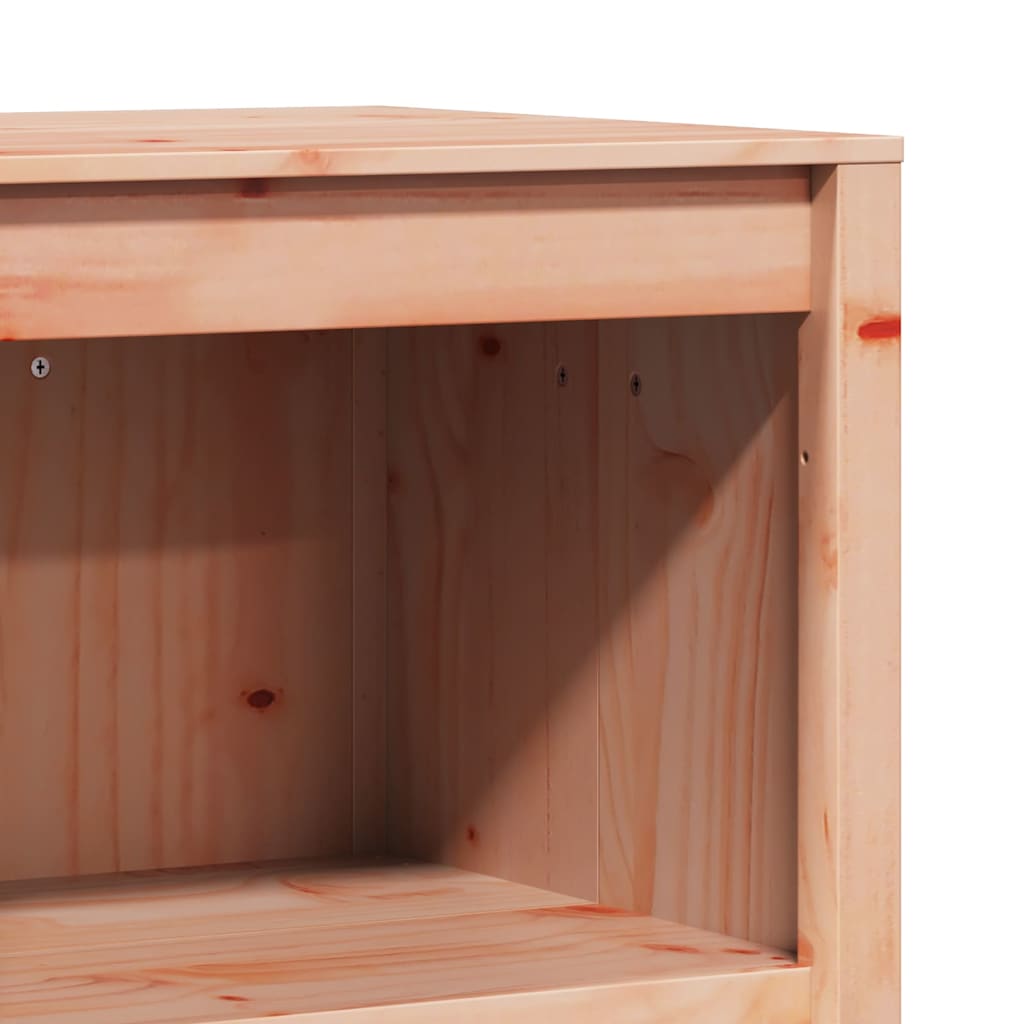 Küchenschrank mit Regal Braun Eichen-Optik 55 x 55 x 92 cm