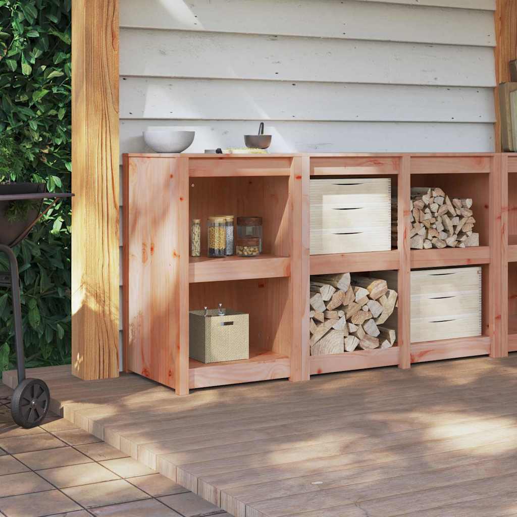 Küchenschrank mit Regal Braun Eichen-Optik 55 x 55 x 92 cm