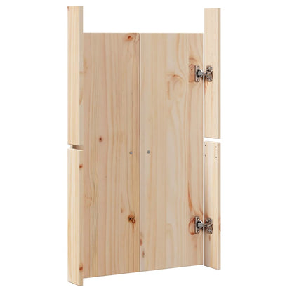 Küchentür mit Tür 2 pcs Creme 50 x 9 x 82 cm Massivholz Kiefer