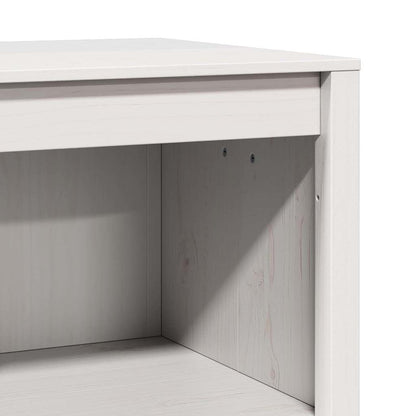 Küchenschrank Warmes Weiß 106 x 55 x 92 cm Massivholz Kiefer