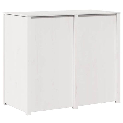 Küchenschrank Warmes Weiß 106 x 55 x 92 cm Massivholz Kiefer
