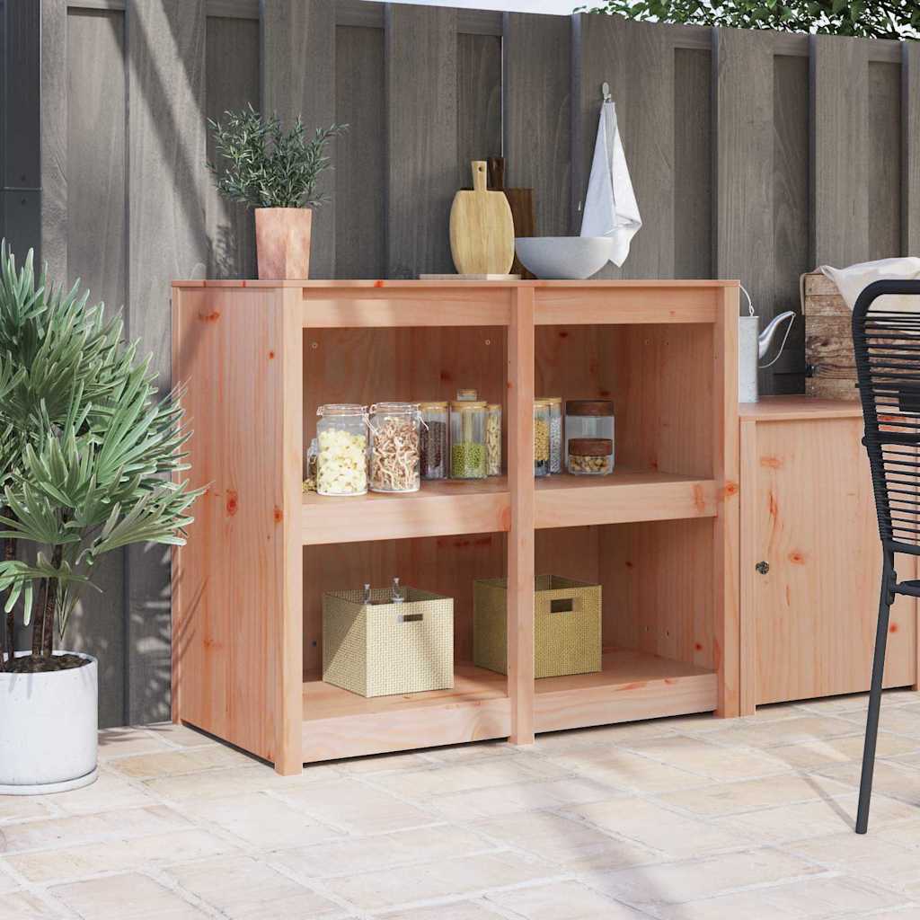 Außenküchenschrank 106x55x92 cm Massives Douglasienholz