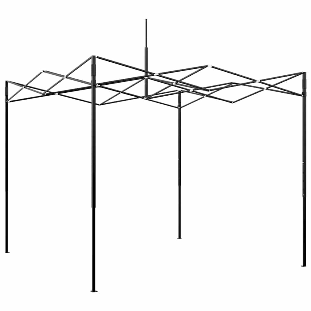 Gewächshaus mit Dach Grün 290 x 290 x 315 cm Stahl