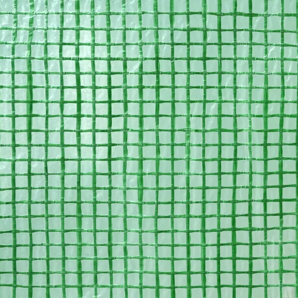 Gewächshaus mit Dach Grün 290 x 290 x 315 cm Stahl