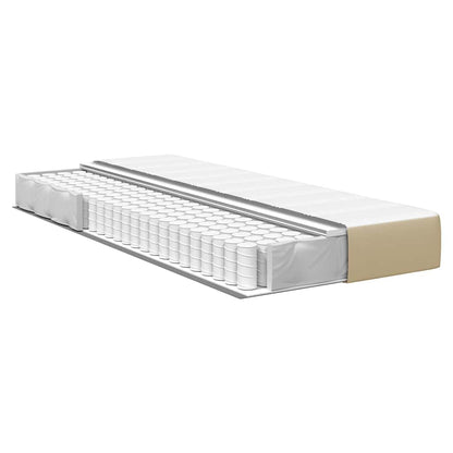 Bettmatratze mit Matratze Grün 90 x 200 cm Stoff