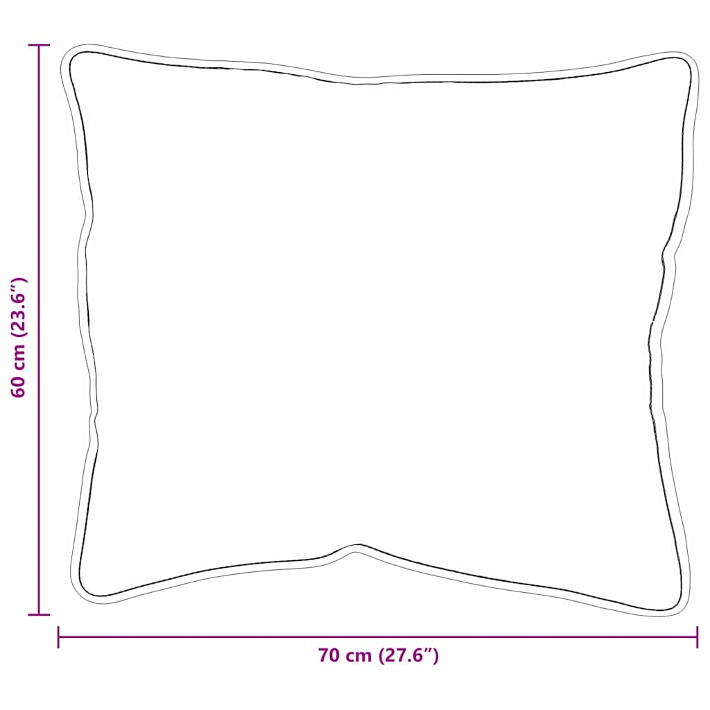 Kissen 2 pcs Weiß 85gsm 100% Polyester