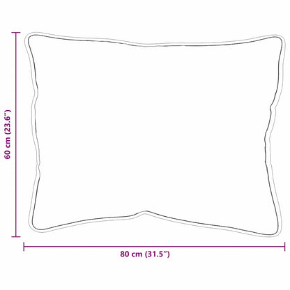 Kissen 2 pcs Weiß 85gsm 100% Polyester